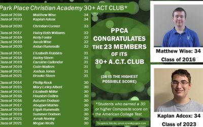 Adcox is latest member of PPCA’s ACT 30+ Club